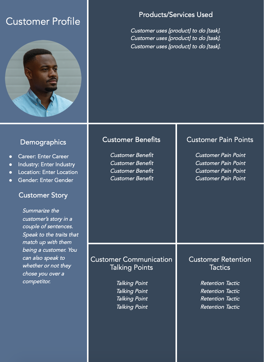 customer profile template free download